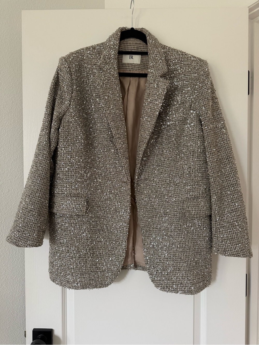 Banana Republic Tinsel Tweed Blazer